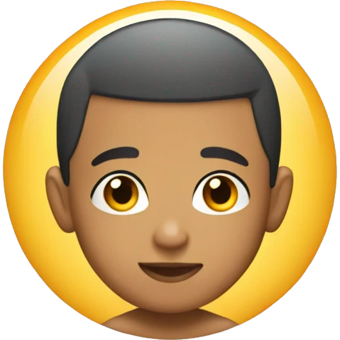 Hispanic boy with buzzcut emoji