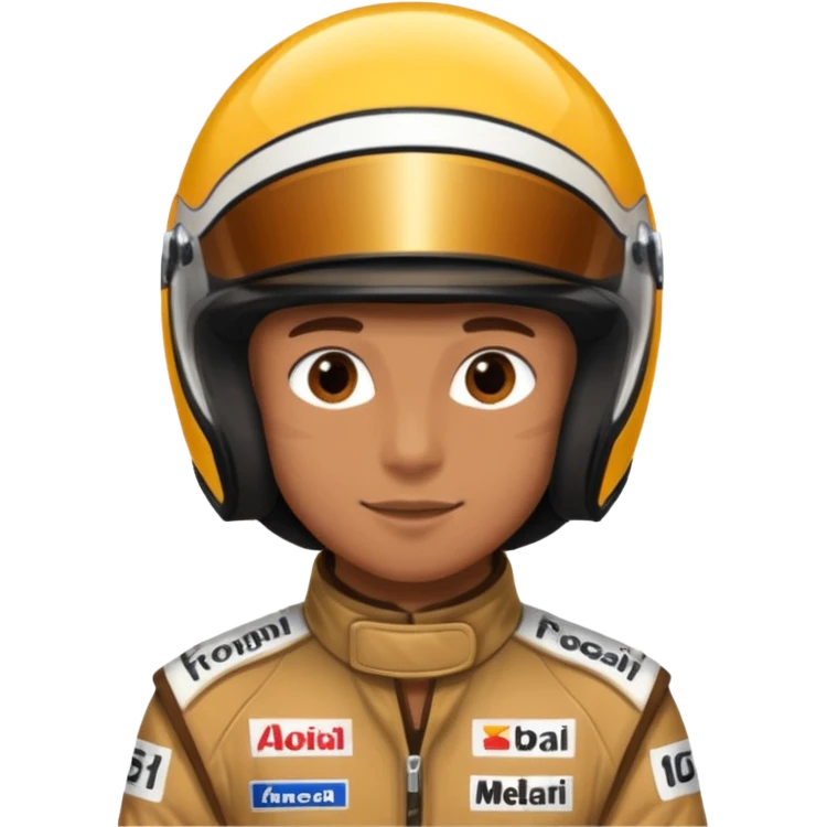 f1 driver black bear emoji