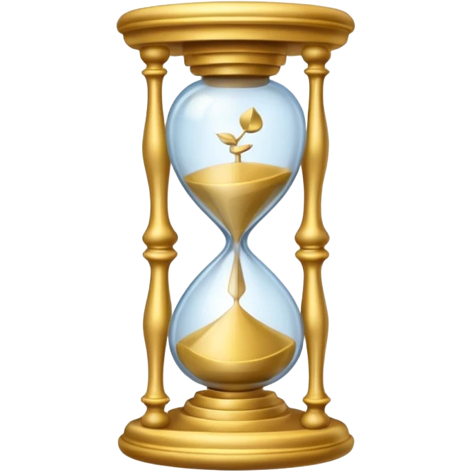 fancy ornate disney hourglass emoji