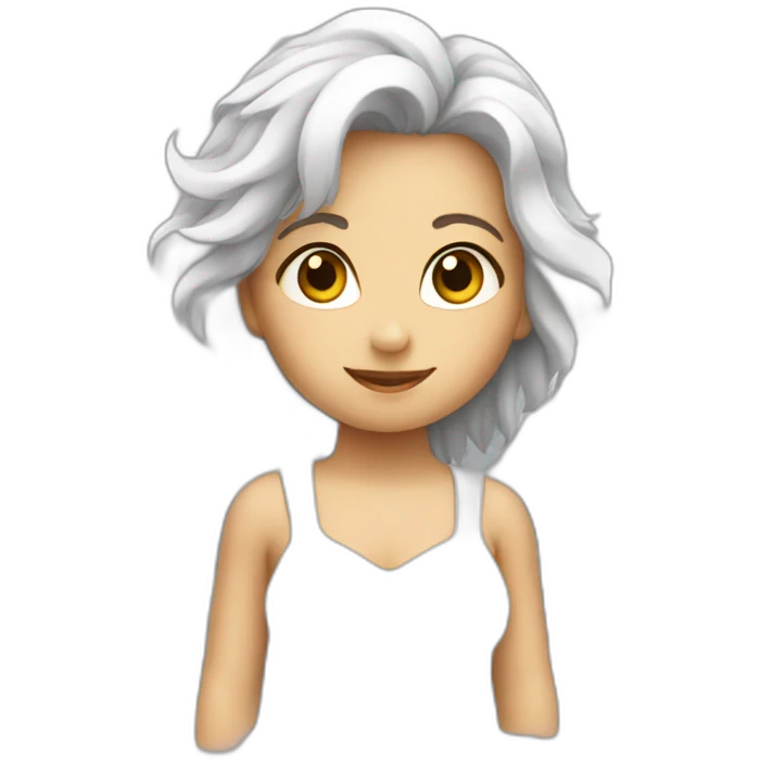 Ange avec des ailes emoji