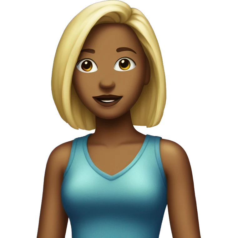 girl in bright clothes at a disco in the nineties emoji