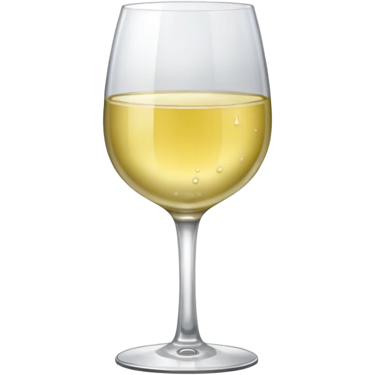 glass of white wine  emoji