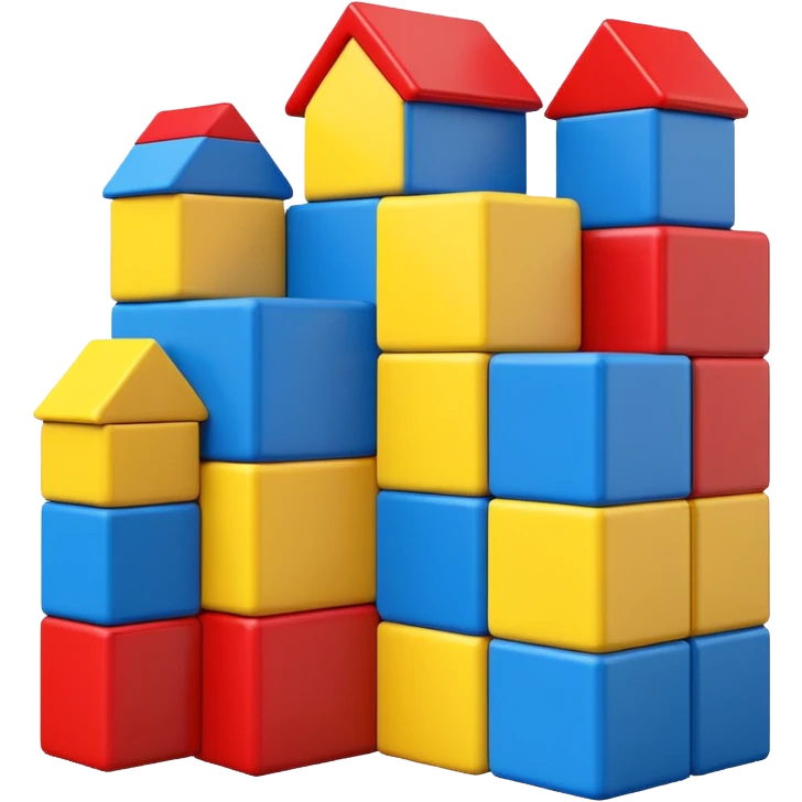 Toy Block Homes emoji