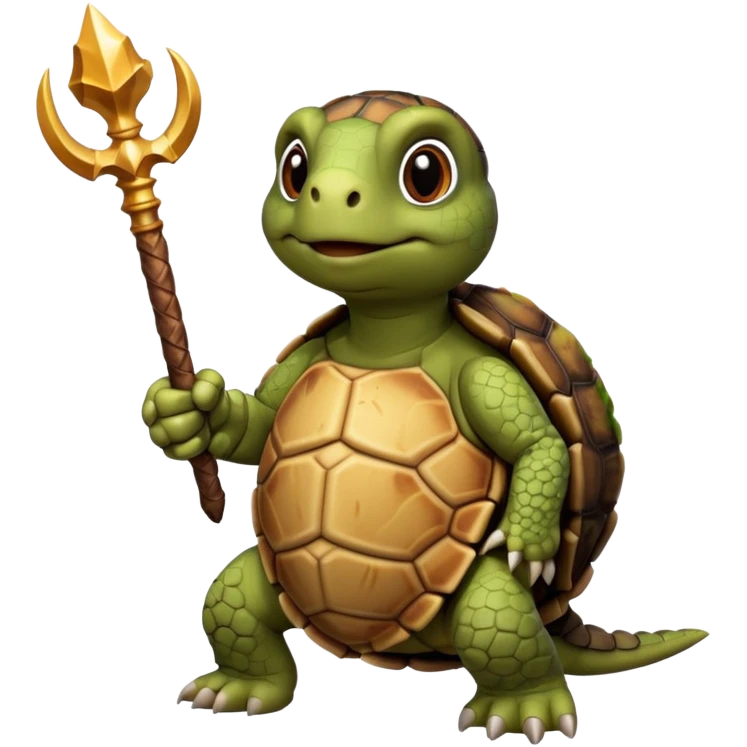 tortiose with scepter emoji