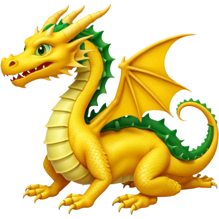 Dragon con cuerpo de pasta canelloni que el cuerpo enga su cuerpo normal con patas y que tenga tres cabezas de dragon emoji