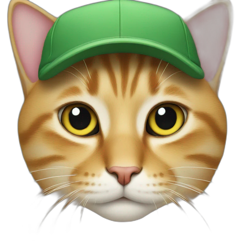 Cat with cap emoji