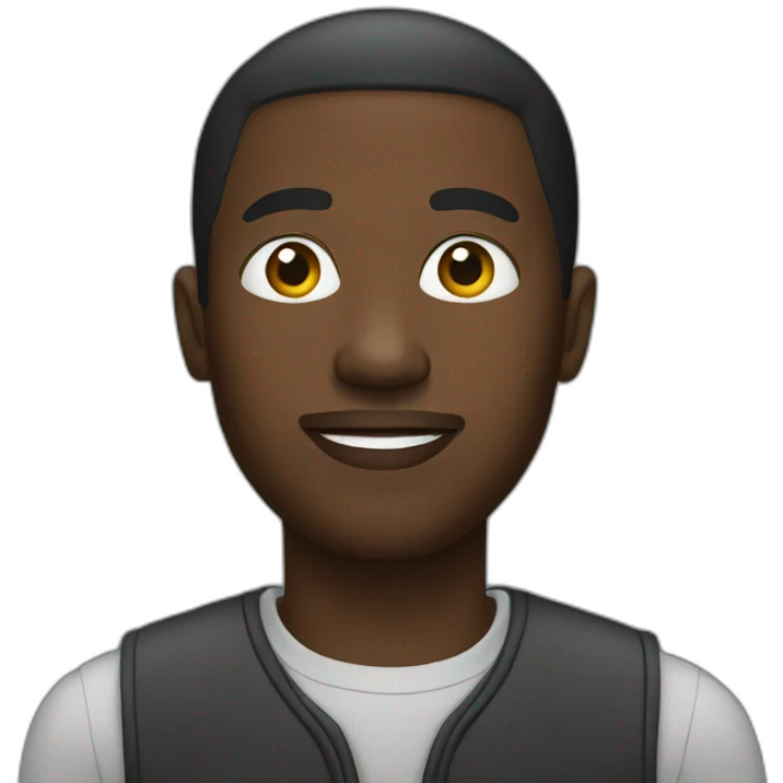 black man in the bank emoji