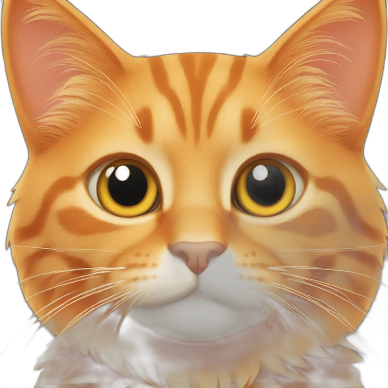 orange cat with chatgpt logo emoji