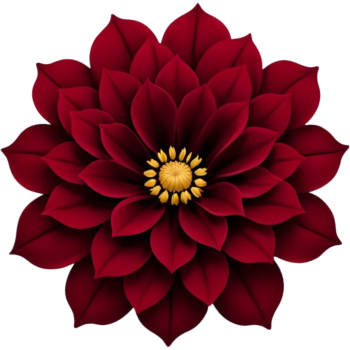 Black dahlia emoji