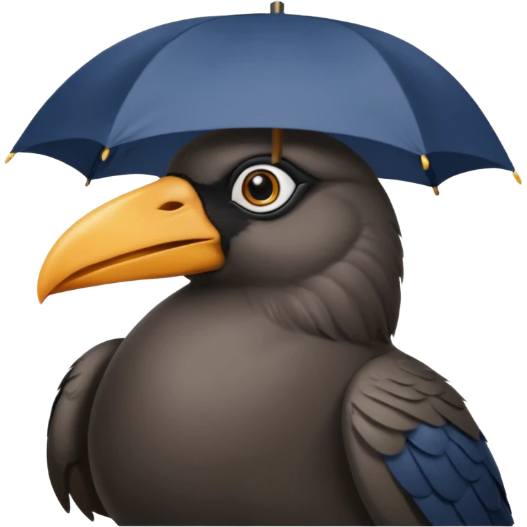 Umbrella bird emoji