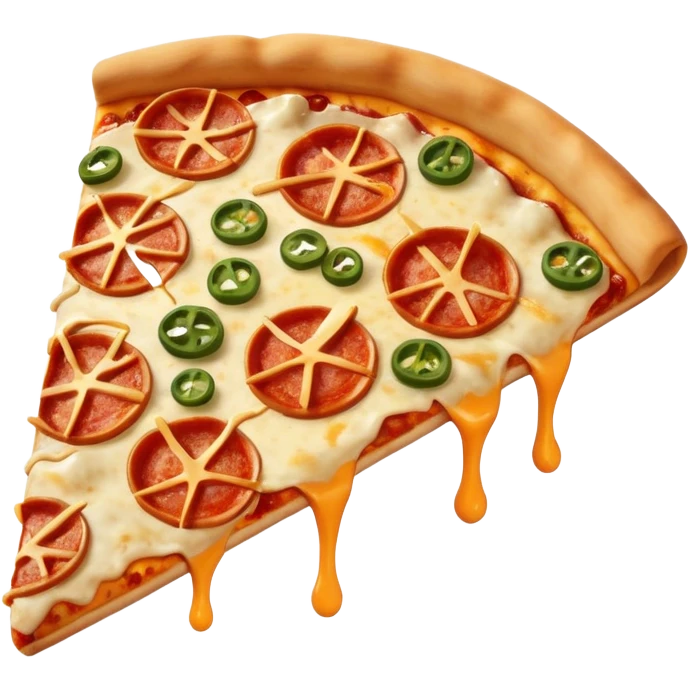 Smashed up pizza emoji