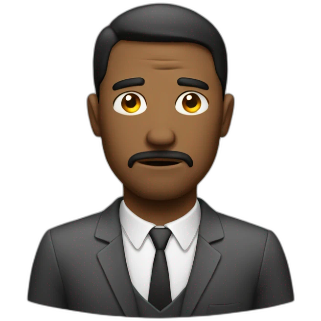 man hates his job emoji