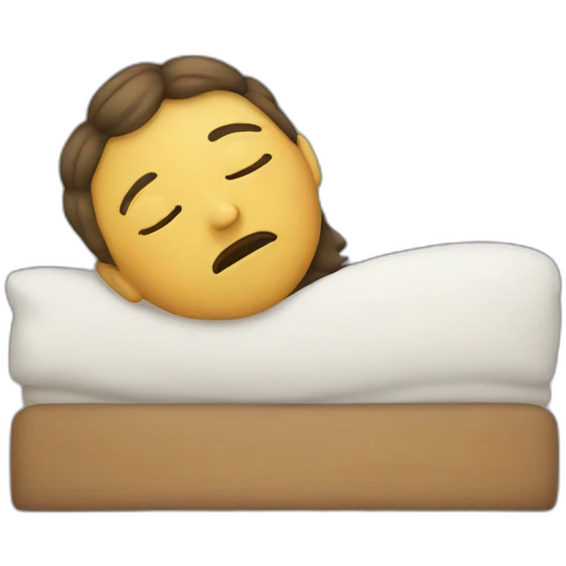 Someone sleeping emoji