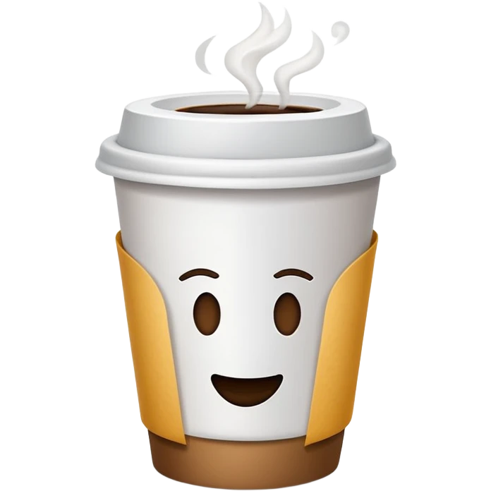 Takeaway coffee cup emoji