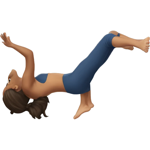 Woman backflip emoji