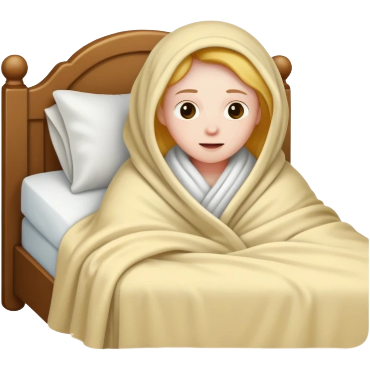 In bed  emoji