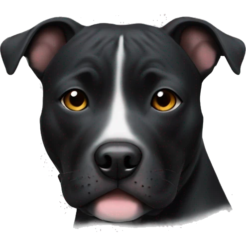 Black staffy emoji