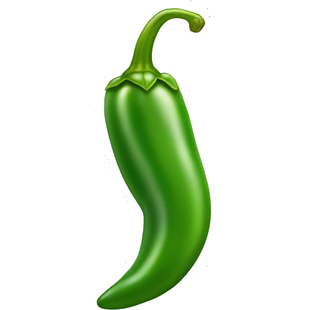 Green chili pepper emoji
