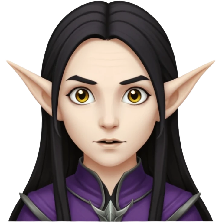 Dark elf emoji