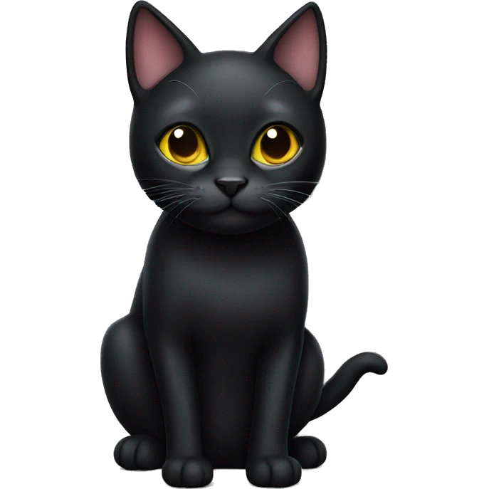 Black cat emoji