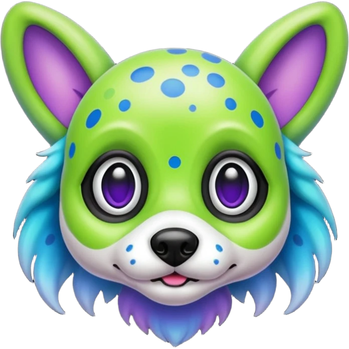 alien dog emoji