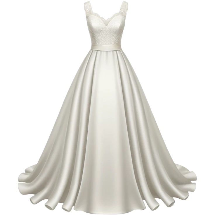 White wedding dress emoji