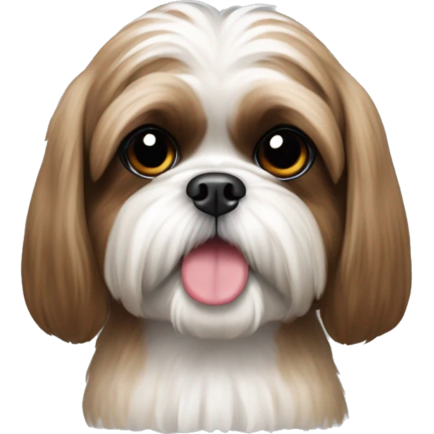 Shih tzu marrón  emoji