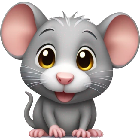 Cute rat emoji