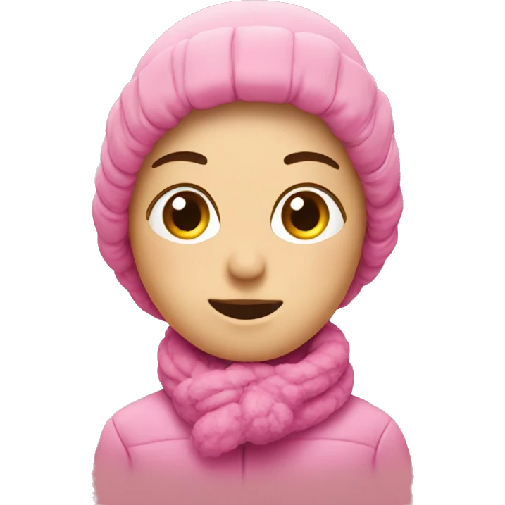 Pink Winter emoji