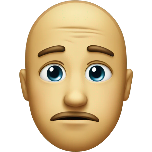 sad emoji with teardrop in the eye emoji
