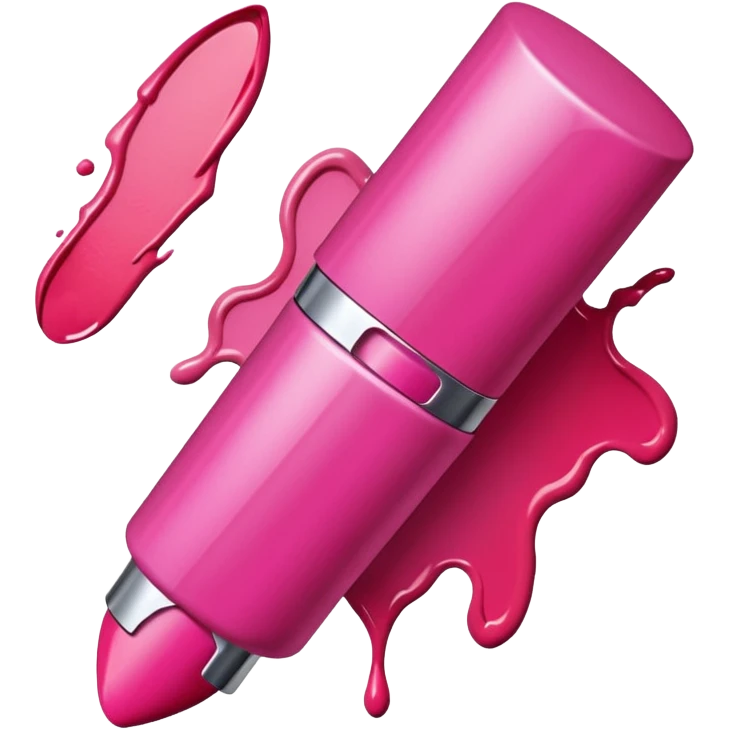 Lipstick stain pink  emoji
