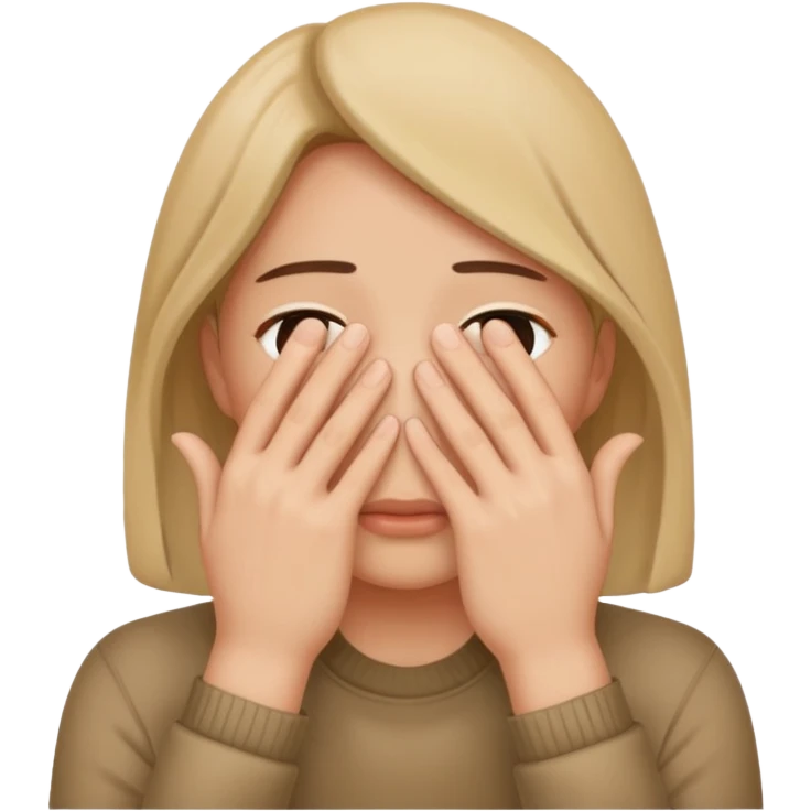hiding your face emoji
