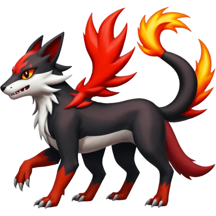 Obstagoon-Litten-Houndoom-Zangoose-Salandit-fusion emoji