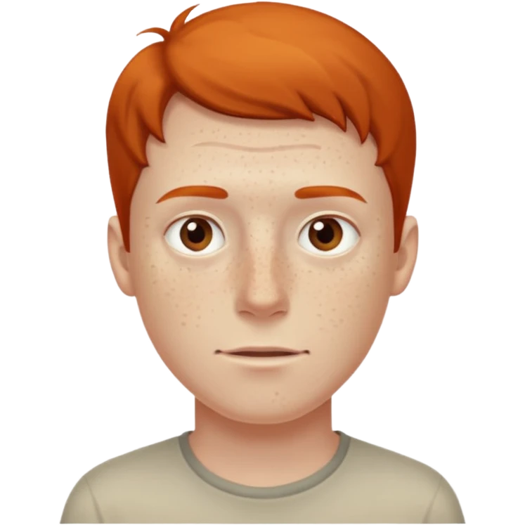 hombre con pecas emoji