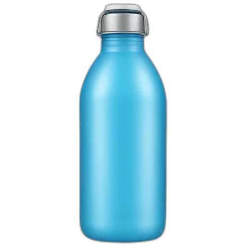 a water bottle emoji