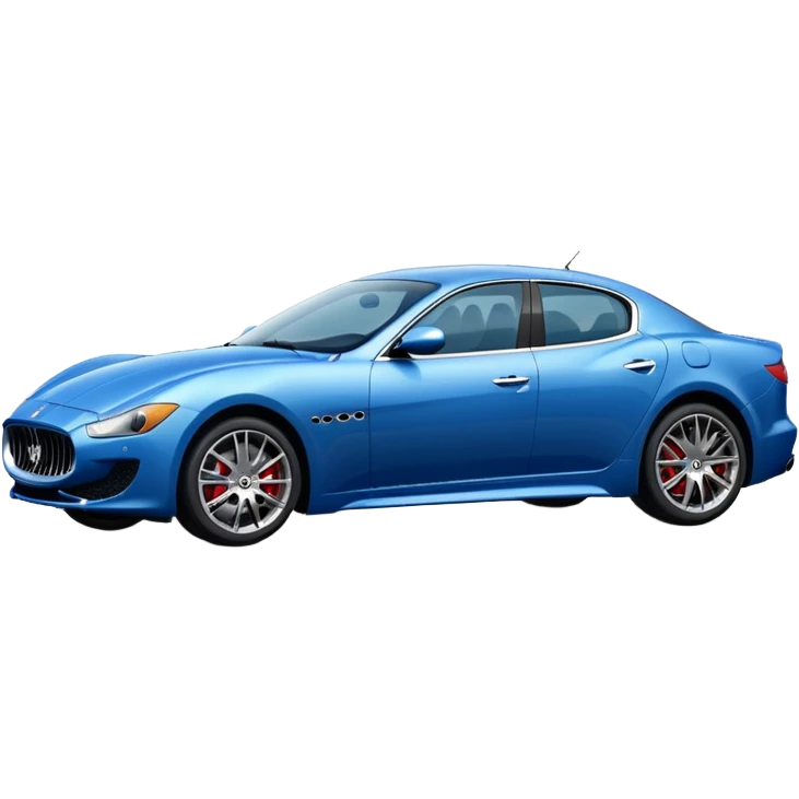 Blue Maserati emoji