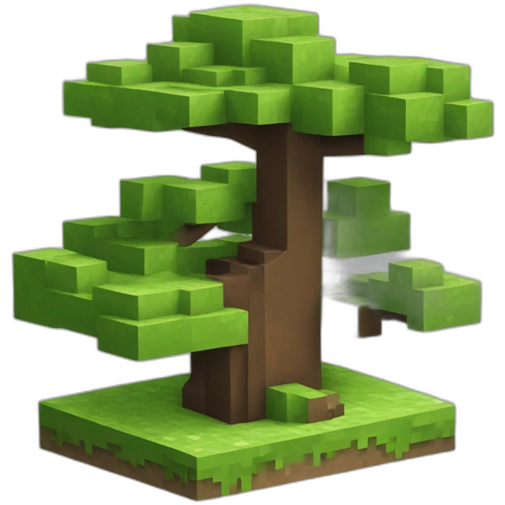 Arbol de minecraft emoji