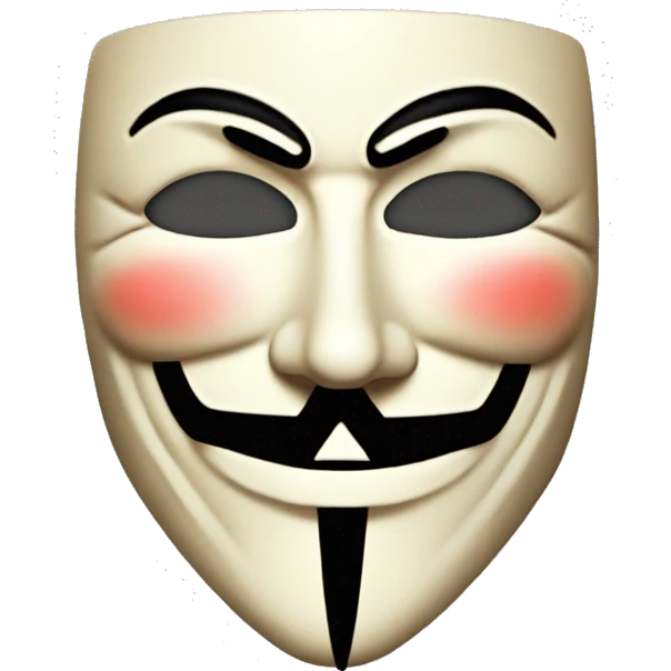 Guy Fawkes V for Vendetta emoji