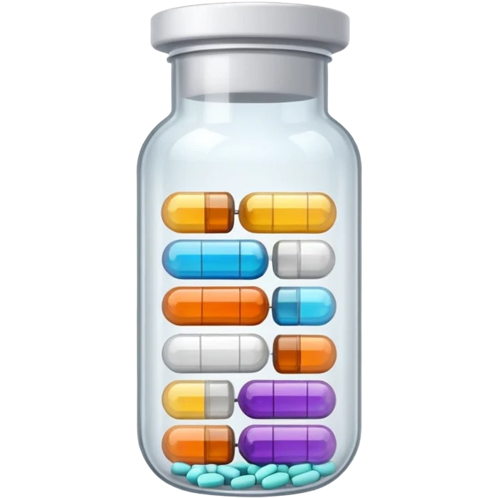 medicine pills in a flask emoji