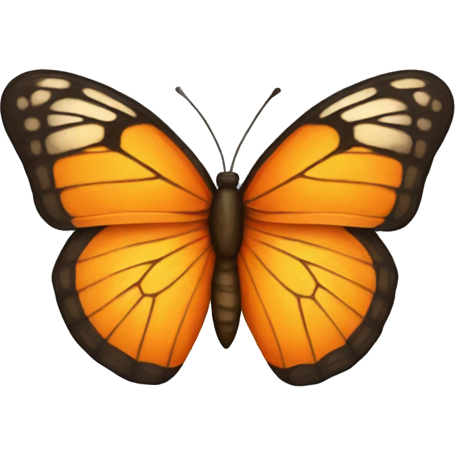 Orange butterfly  emoji