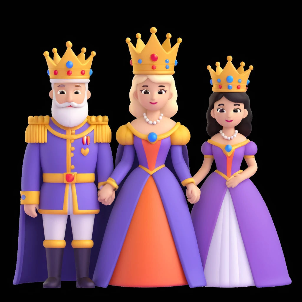 disney king and queen posing emoji