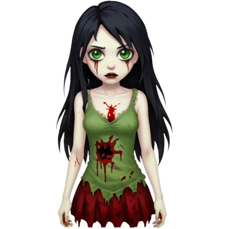 Zombie garota sexy emoji