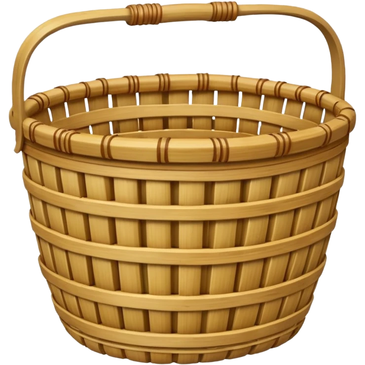 Bamboo basket emoji