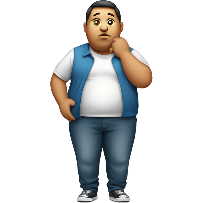 Obese person emoji