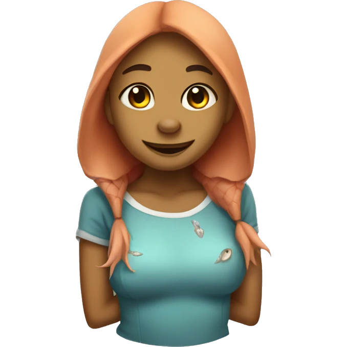 furry shark girl emoji