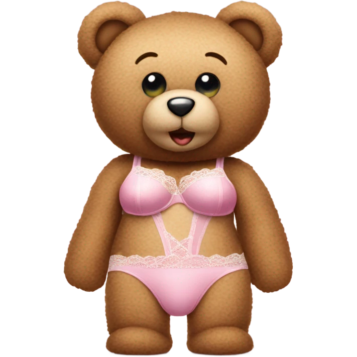Photo of Victoria secret model teddy bear  emoji