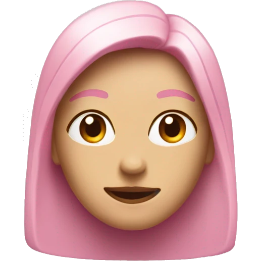 Aesthetic light pink Netflix logo emoji