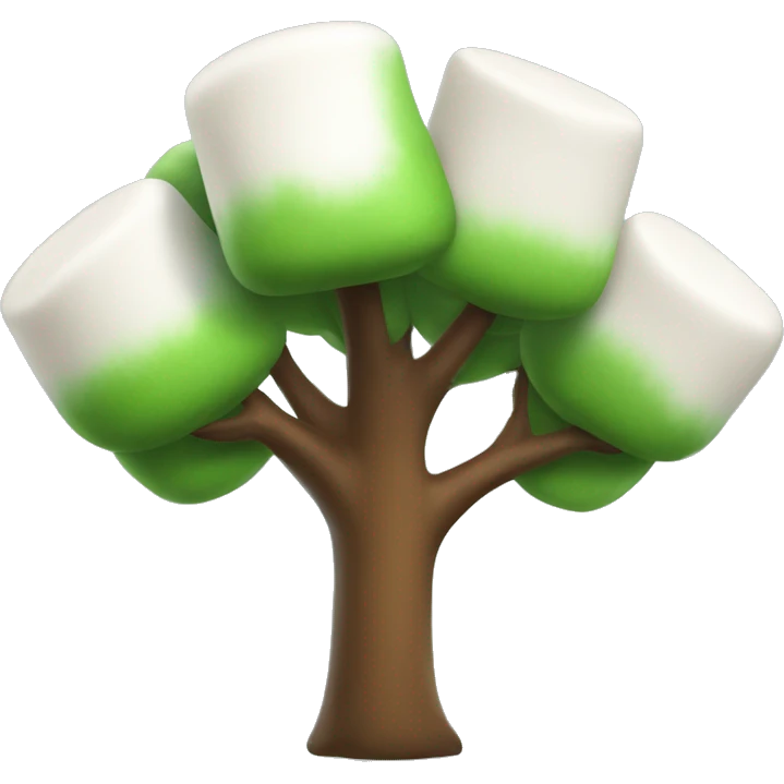 marshmallow tree emoji