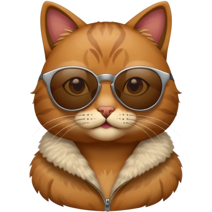 Cat wearing sunglasses emoji