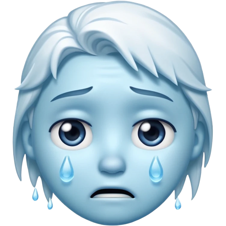  frozen distraught iOS emoji emoji